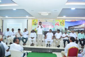 గౌడ కమ్యూనిటీ హల్ నిర్మాణ శంకుస్థాపన కార్యక్రమాన్ని విజయవంతం చేయండి .